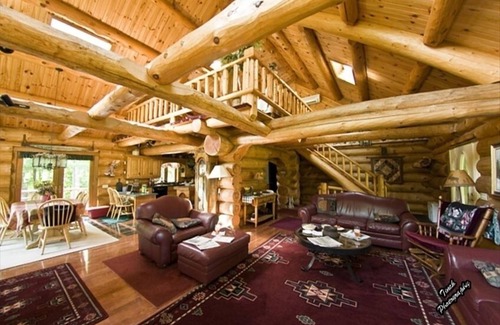 Egg Harbor Cabina | El Log Lodge Honey Dew en Egg Harbor Door County Wisconsin