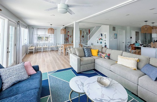Prime Hook Beach Casa | The Hook - 5 BR Fully Updated Home ON private beach in Primehook Beach
