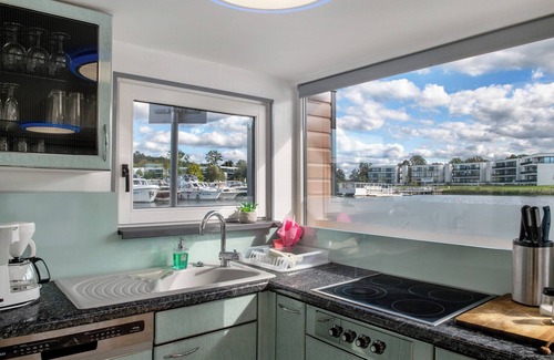 Muritz Alquiler De Eote | La Casa Barco 'Fritze Bollmann ' con vistas al lago, terraza privada y Wi-Fi