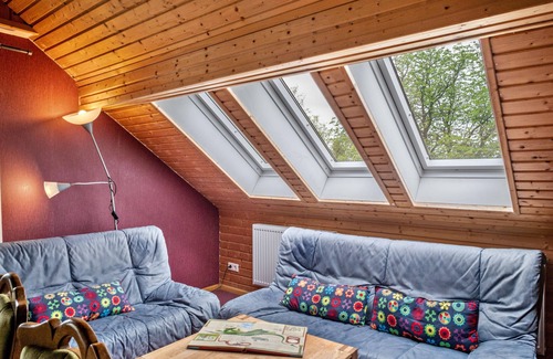 Groß Grabow Casa | "Casa junto al estanque" para 20 personas, con jardín, Wi-Fi y estanque