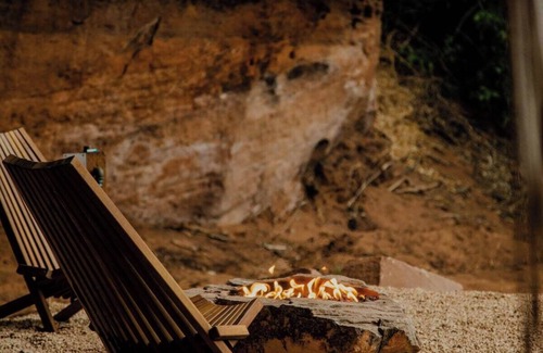 Kanab Alquiler De RV | The Kiva Suite - Private Cave Tent #4