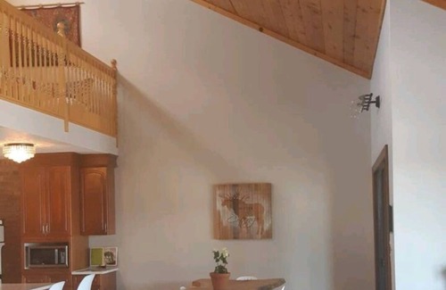 Lake St. Peter Cabaña | The Laughing Moose Lodge Too. Hot tub. Sauna. Beautiful view.