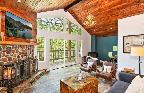 Lake Arrowhead Villa | The Mighty Pines Retreat + Large Patio + BBQ+View!