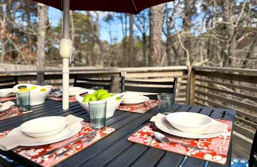Wellfleet Cabaña | The Mod Pod~2 bd/2.5 bth/dog/games/steps to beach