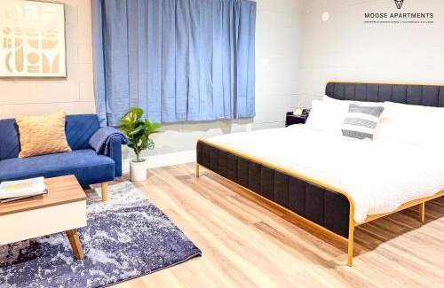 Downtown Memphis Apartamento | The Moose #9 - Brand New Luxe Modern loft with Free Parking, King Bed & Fast WiFi