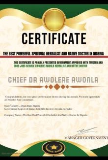 Ado Otro | The Most Powerful Spiritual Herbalist Man In Nigeria