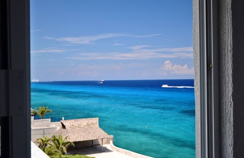 Zona Hotelera Norte Condominio | El más romántico frente al mar penthouse condominio en la isla! Increíble Miramar 401