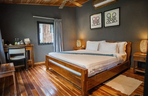 Luang Prabang Casa | The Namkhan Art Deluxe Family Room Luxurious Bungalow in the Nature