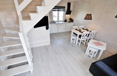 Grzybowo Casa | El "White Cottage Lux" de nueva construcción, Grzybowo en Um Kolberg, 1-6 personas