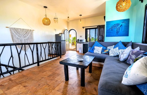 Isla Mujeres Apartamento | The Norte Suite at Boutique Hotel Bed and Breakfast with views of Caribbean Sea