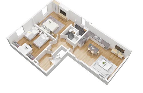 Kegworth Apartamento | The Nutcracker Suite - Self Check-In, Self-Catering Apartment for East Midlands Airport