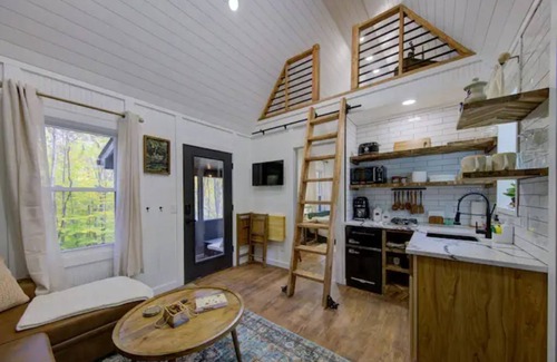 Lake Luzerne-Hadley Casa | The Owl's Nest Tiny Home - Pet Friendly