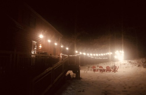 Pond Eddy Cabina | The Perfect Log Cabin on 8 acres of Private Woods