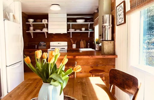 Salt Spring Island Casa | The Perfectly Peaceful Wildflower house & Daisy the Travelux Trailer