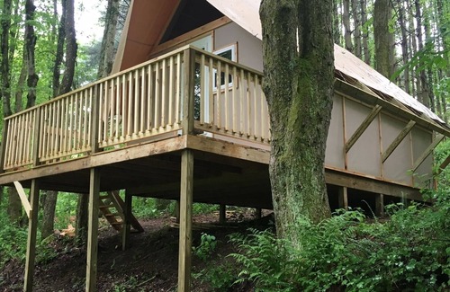Malaga Cabina | El Duck Nest Glamping Cabin en Dragonfly Lake * Nuevo listado *