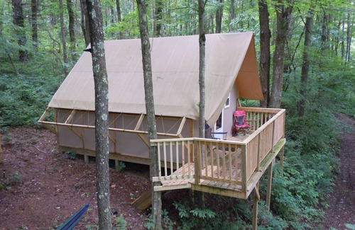 Malaga Cabina | El Duck Nest Glamping Cabin en Dragonfly Lake * Nuevo listado *