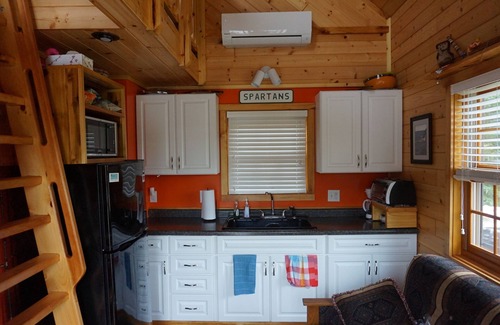 Ironwood Cabina | El Pondominium, nuestra acogedora cabaña!