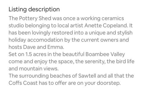 Boambee Casa | The Pottery Shed