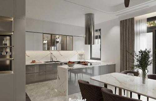 Hai Ba Trung Villa | The Quartz Horizon Hanoi-Elegant Hideout with Rooftop Access-Coffee 24-7