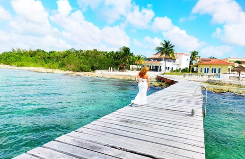 Costa Maya Villa | Cozumel Beach House Villa Debra Luxury Ocean Front Million Dollar View duerme 14
