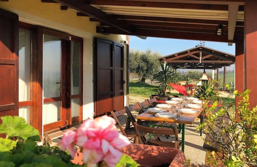 Bettolelle Apartamento | La Quercia en casale storico con piscina en Senigallia