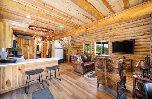 Harrison Casa | The Ranch at Lake Coeur d'Alene | Newly Built Log Cabin