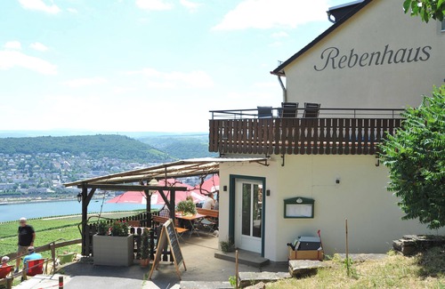 Mainz-Bingen Apartamento | The Rebenhaus - with a sensational view of the Rhine Valley. Apartment for 2