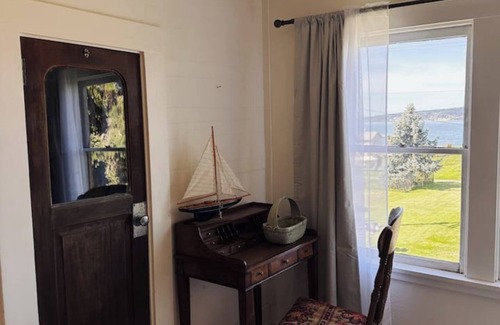 Camano Island Casa | The Red House, historic Camano Home beach access