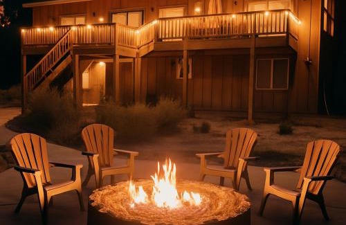Shaver Lake Casa | The Restful Rose Fireside Vibes Ac Comfort