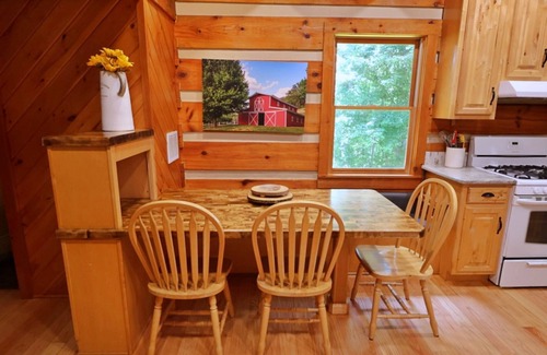 Cherokee Cabina | The Ridge: Fire Pit, Screened Porch, Scenic Views, Gas Grill, Full Kitchen, Pet-Friendly