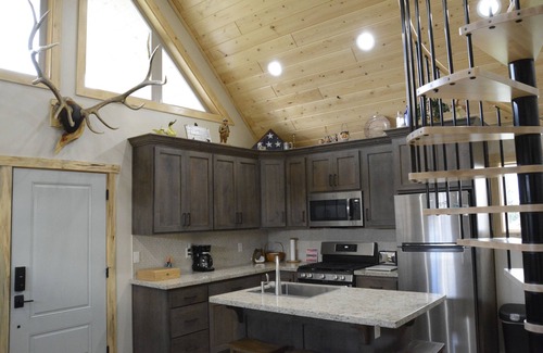 Ashton Cabina | The River Run Cabin 900Sq Ft, Bedroom and Loft