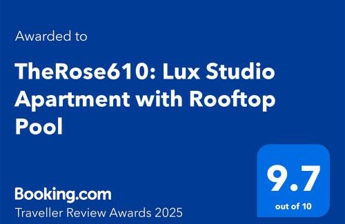 Bo'Kaap Apartamento | The Rose 610 - Lux Studio Apartment with Rooftop Pool