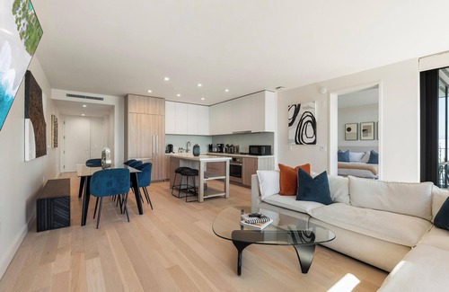 Pico Apartamento | The Rose Quartz Luxe Condo Rooftop Pool & Sauna Steps to 3rd Street Promenade
