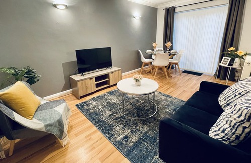 Byfleet Apartamento | Apartamento-Negocios-Baño Privado-Vista al Jardín