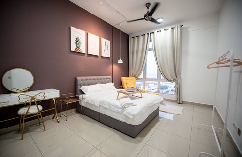 Bandar Perda Apartamento | The Rumah @ BM City 3 habitaciones (Pink Panther)