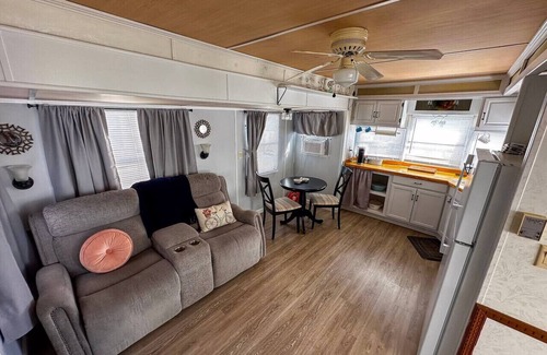 North Topsail Beach Casa | The Salty Camper, Beachside RV Sleeps 4 Community Pool