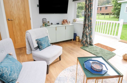 New Quay Cabina | THE SHED, pet friendly, with a garden in Llanarth