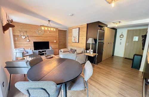 Les Claux Apartamento | The spot, T3 50 m2, parking, garden 40 m2