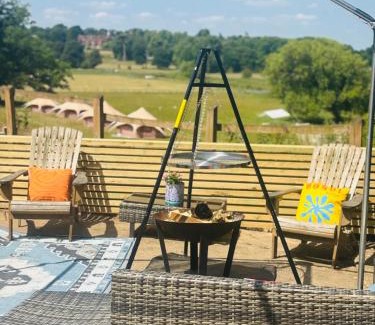Hertford Casa | The stables farm stay private firepit bbq