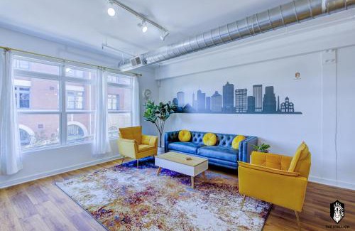 Downtown Memphis Apartamento | The Stallion #208 - Walk to Attractions - Modern Luxe Loft in Memphis Downtown with free covered gated parking