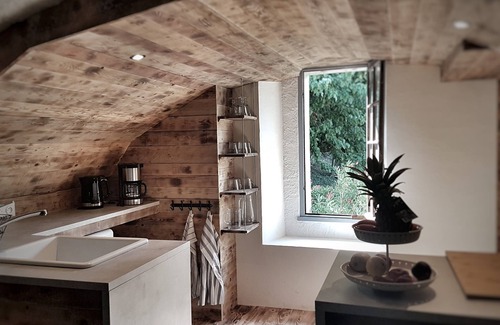 Flassans-sur-Issole Casa | La sala abovedada .....