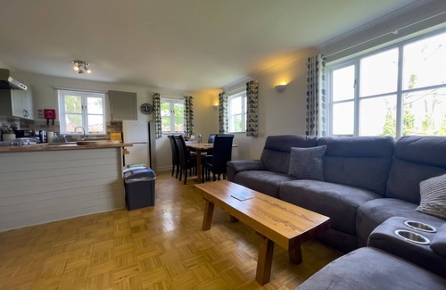 Tremain Cabaña | THE WHEEL @ CANLLEFAES, pet friendly, with pool in Cardigan