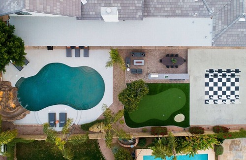 Thayer Estates Casa | The Wildflower · The Wildflower - Waterslide, Theater, B-ball