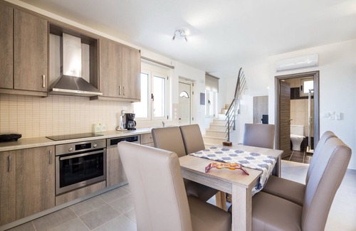 Triopetra Villa | Impresionantes vistas al mar, 8 personas, Piscina privada, Piscina para ni��os, Cerca de la playa y tabernas