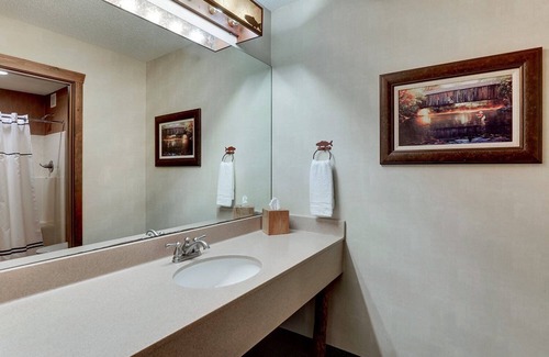 Johnston Hotel | Theme Suite w/ Kitchenette & Dry Bar! Stoney Creek Des Moines, Parking