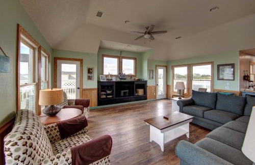 Whalehead Beach Casa | Third Row Whalehead Home with Pool and Spa Sleeps 22