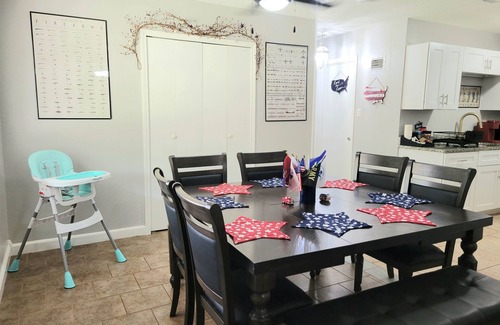Lackland AFB Casa | This is a cozy Military/USA themed home by Lackland AFB . 4 Bedroom, 1 Bath.