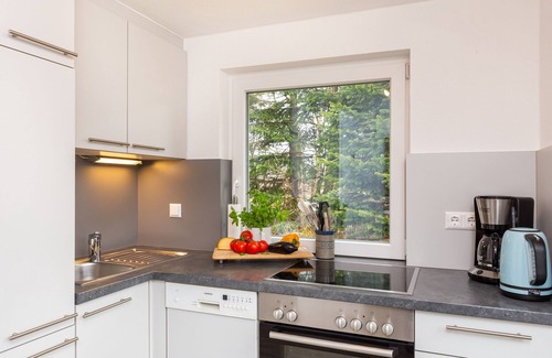 Nebel Casa | La pequeña casa de vacaciones privada en Nebel en Amrum con una terraza privada, una enorme