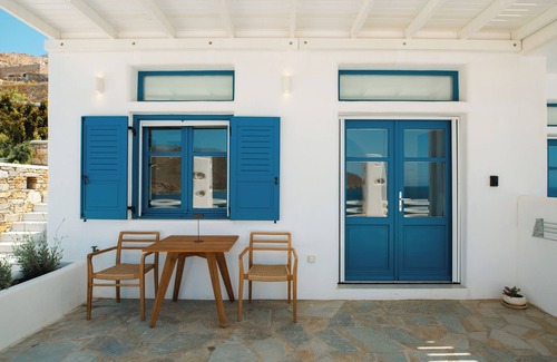 Aegiali Apartamento | Tholari studio- self service aegean sea view!