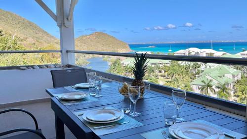 Anse Marcel Apartamento | THOMARINE, T3 Duplex à Anse-Marcel avec Vue Mer